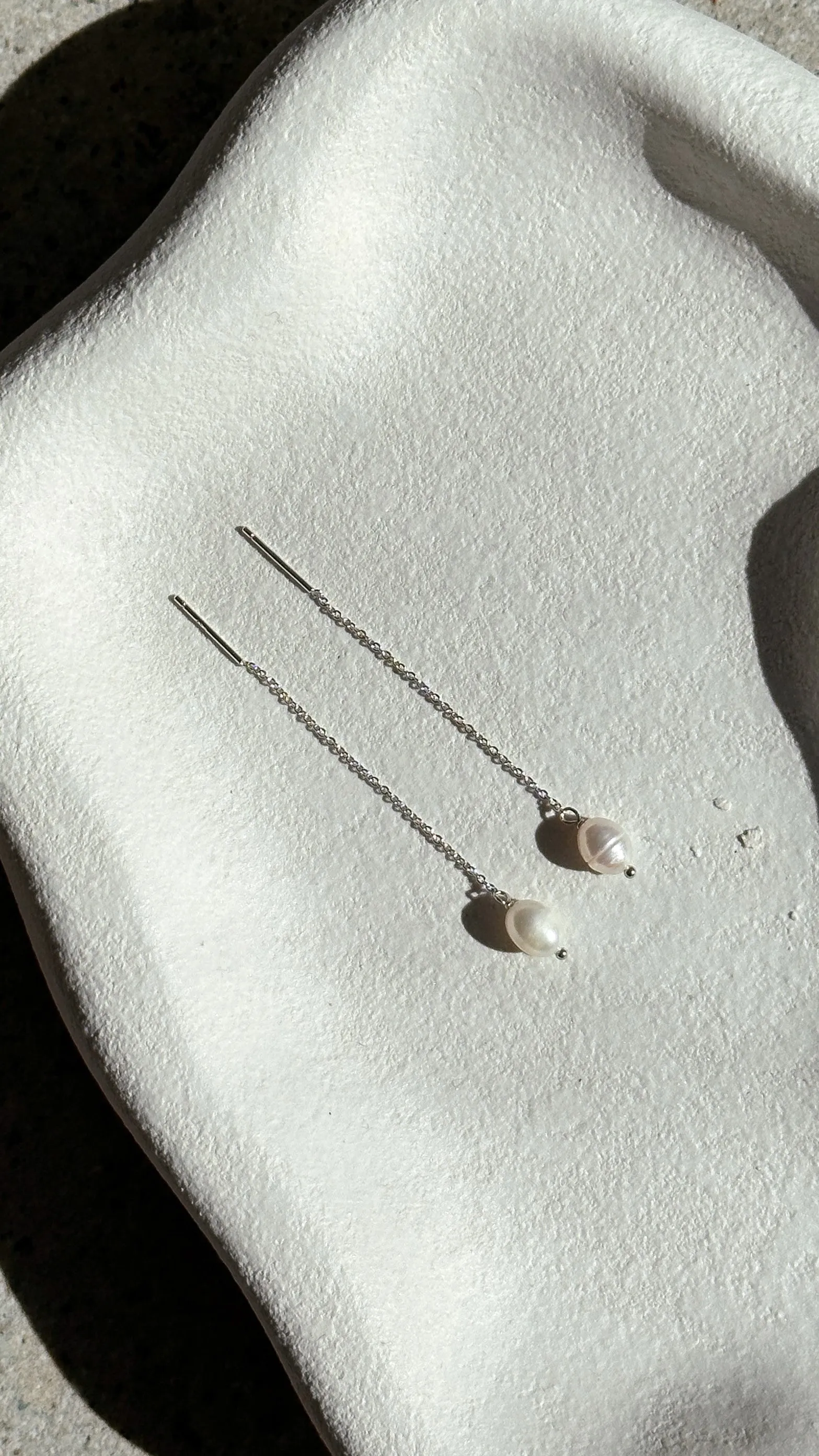 Bahama Thread Earrings - Sterling Silver
