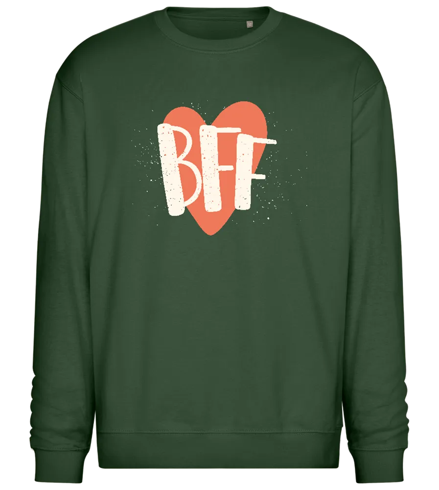 Best Friend Heart Design - Comfort Essential Unisex Sweater