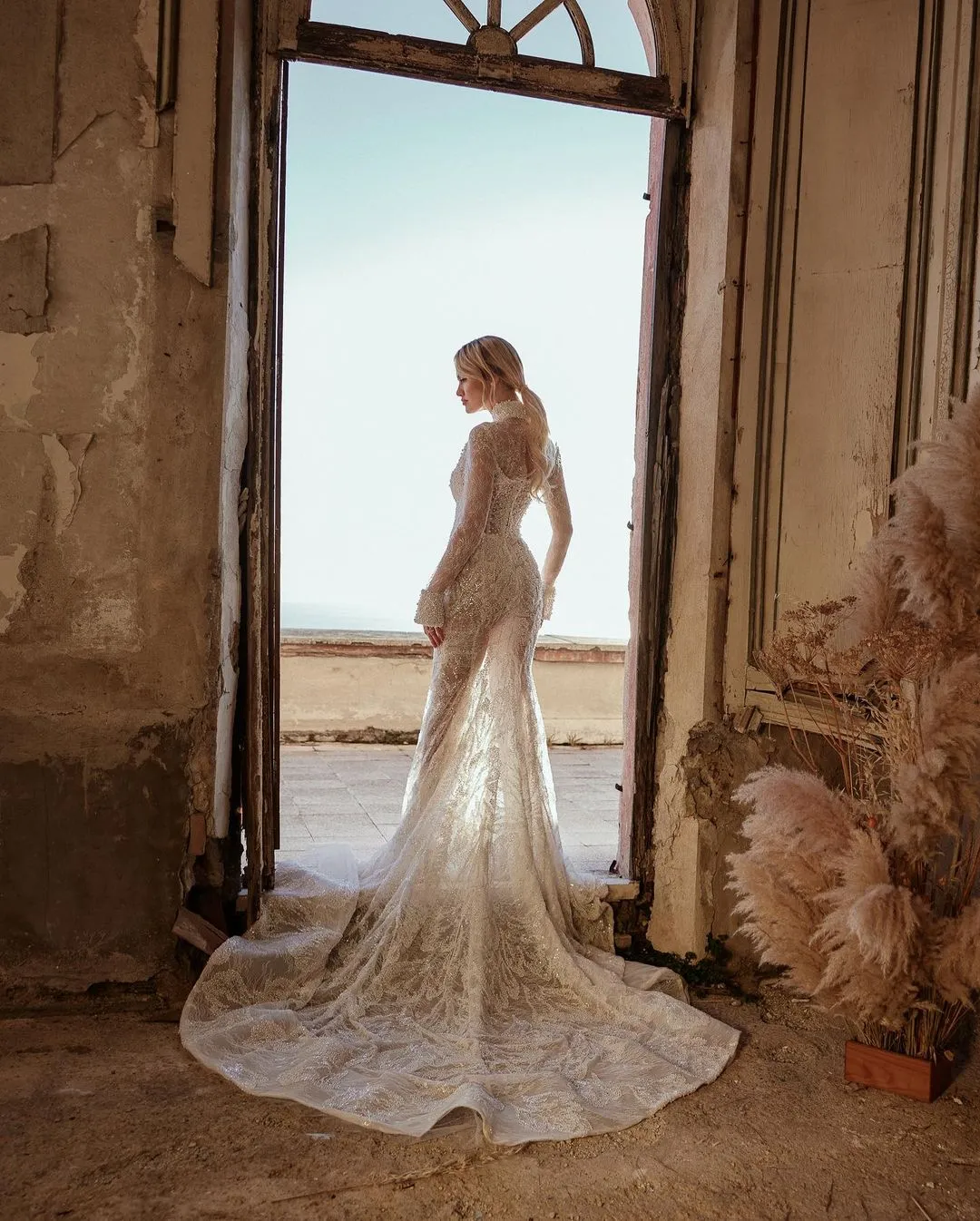 Ekia Luxury White Wedding Dress