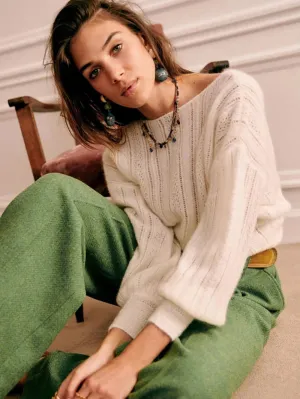 Enchanted Allure Open-Back Sweater | Chic from every angle 