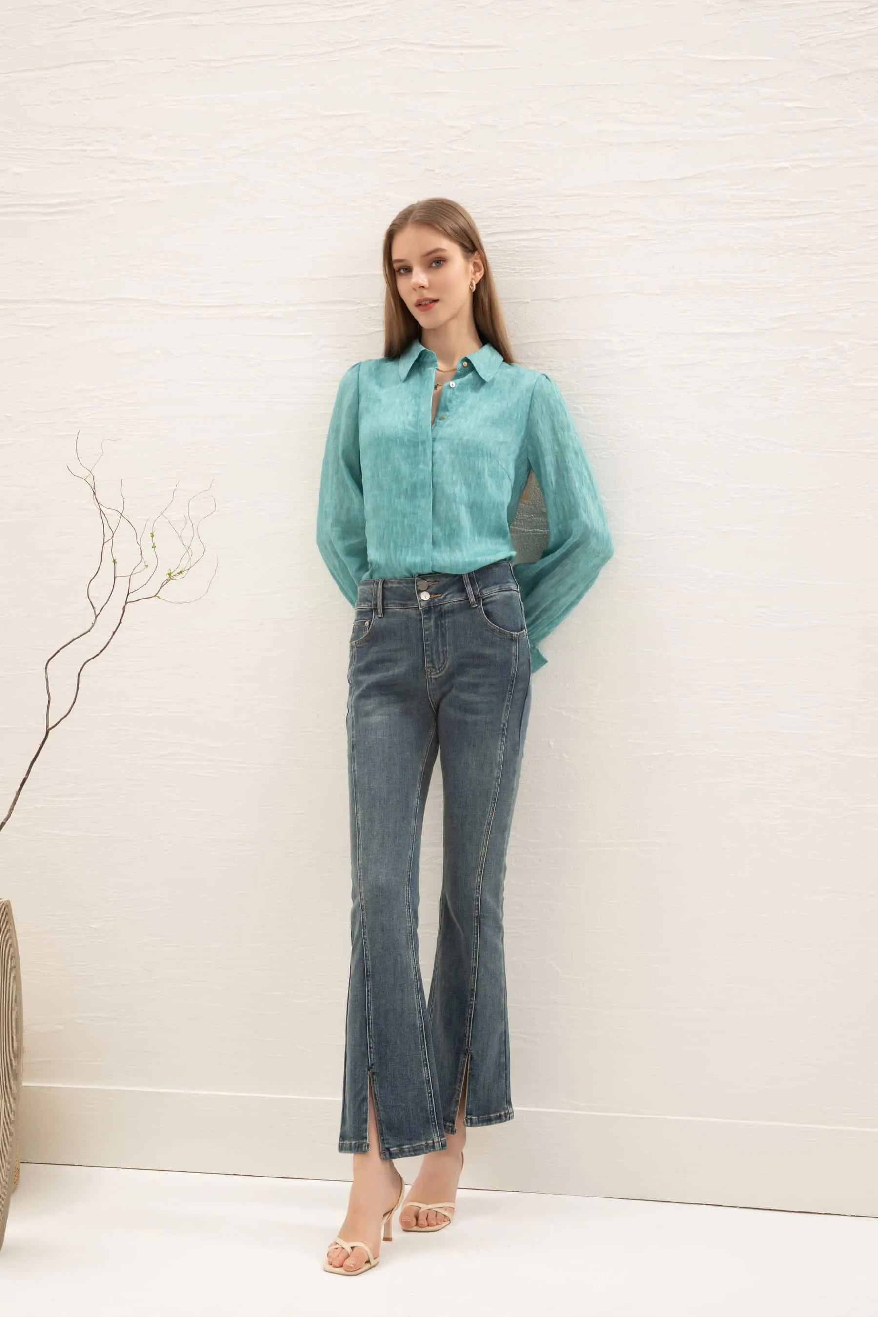 GDS Scarlette Blouse | Nile Blue