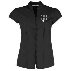 KK Women's Mandarin Collar Blouse