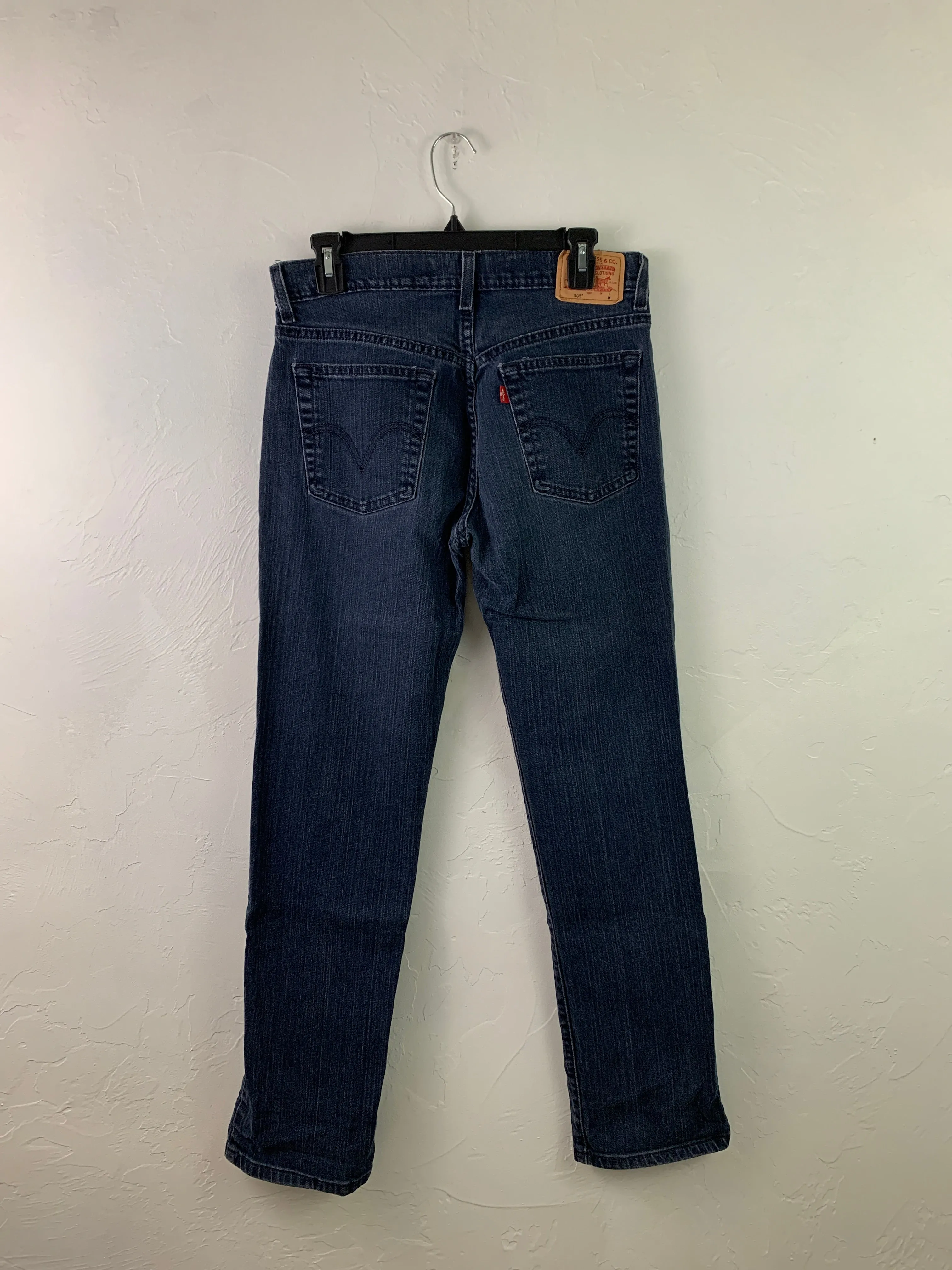 Levi 505 dark wash jeans
