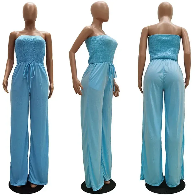 Strapless Delight Wide Leg Jumpsuit