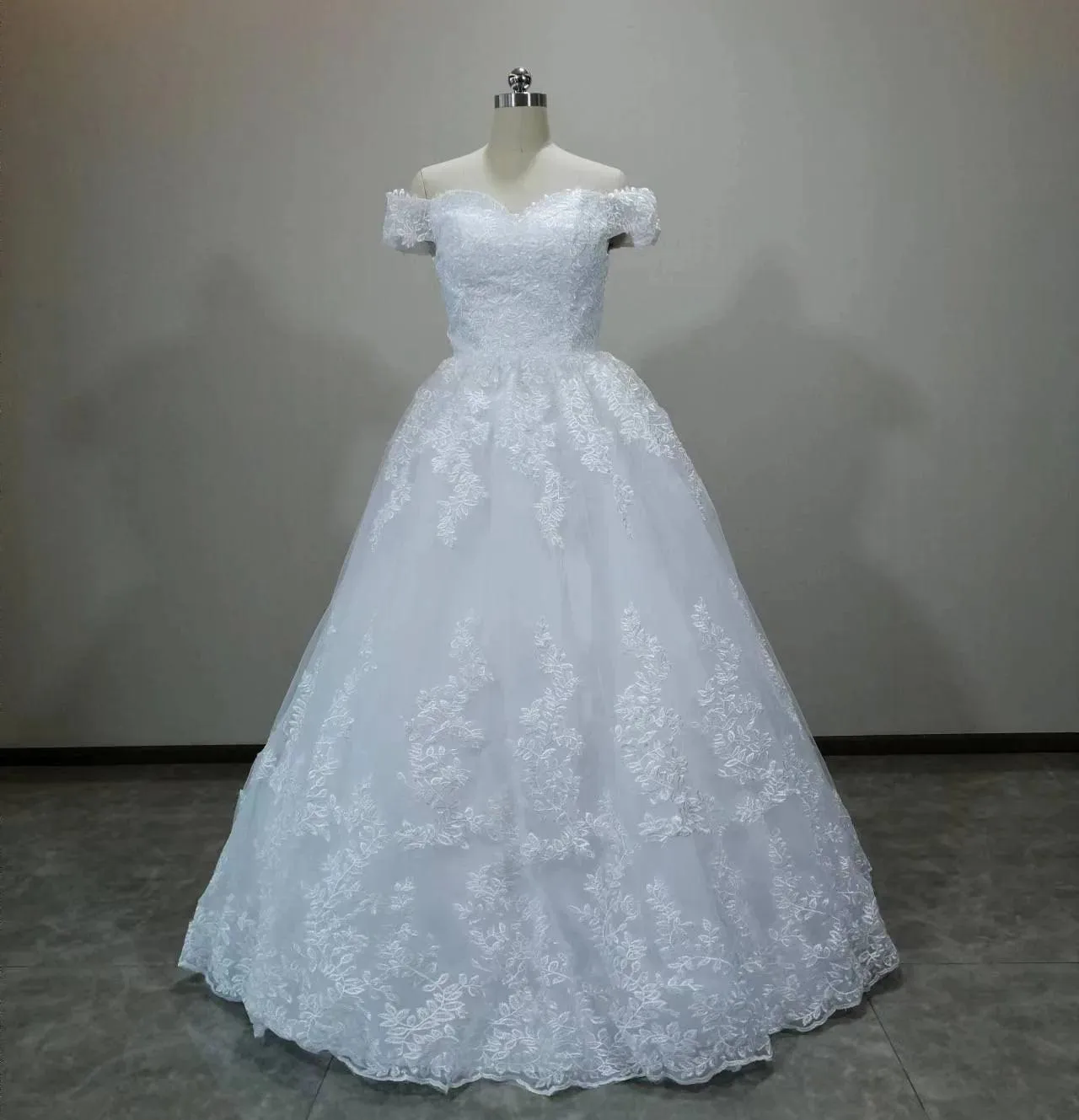 Sweetheart Off Shoulder Bridal Gown