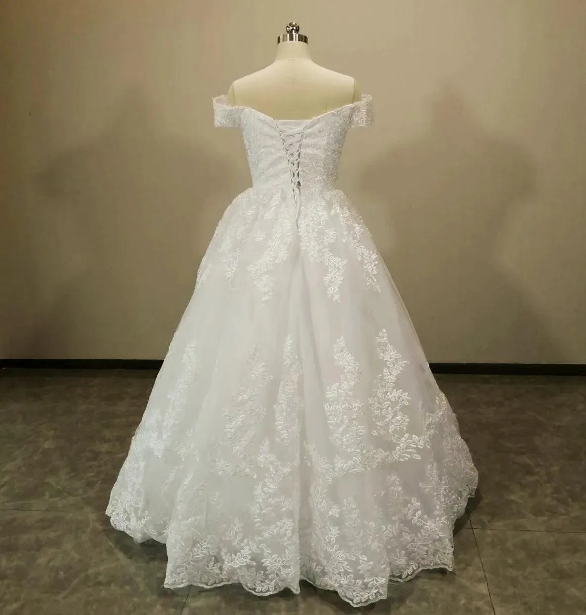 Sweetheart Off Shoulder Bridal Gown