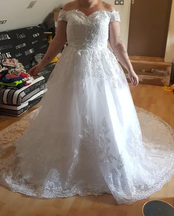 Sweetheart Off Shoulder Bridal Gown